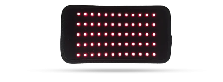 Close view of the infrared mat LED array